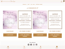 Tablet Screenshot of depasqualethespa.com